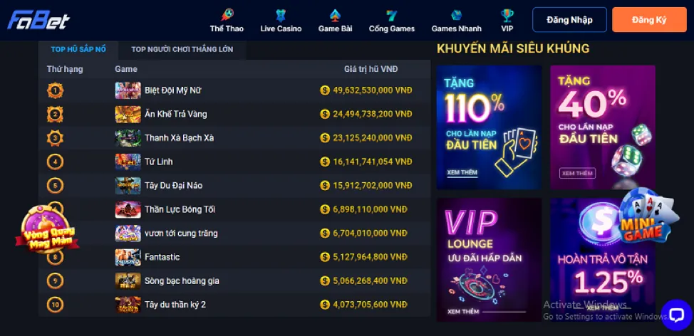 Hoàn trả cực cao J88VIP2